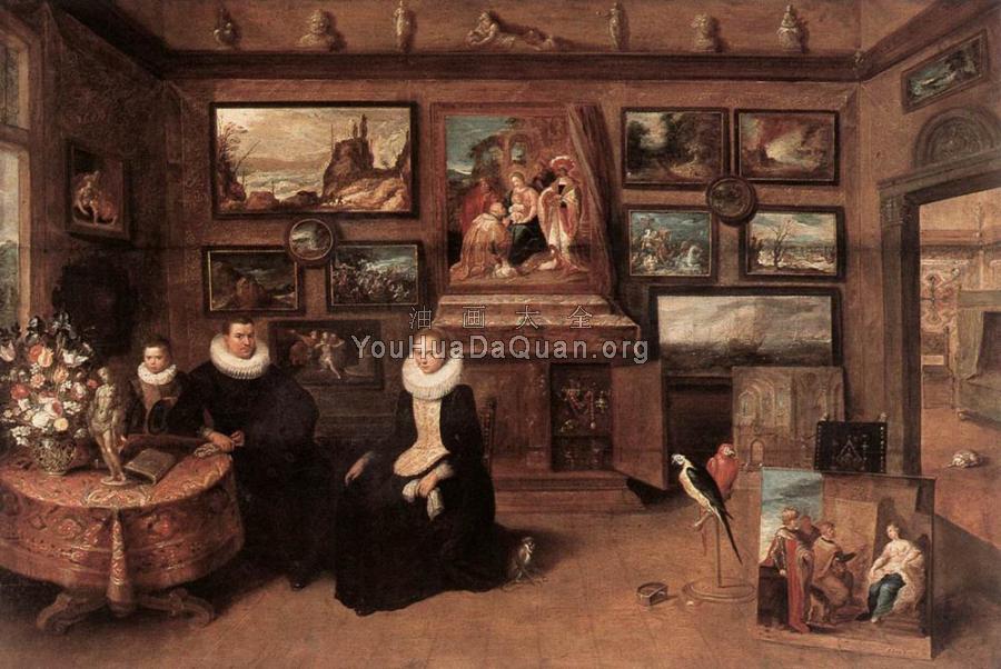 Sebastiaan Leerse In His Gallery - 弗朗斯·小弗兰肯